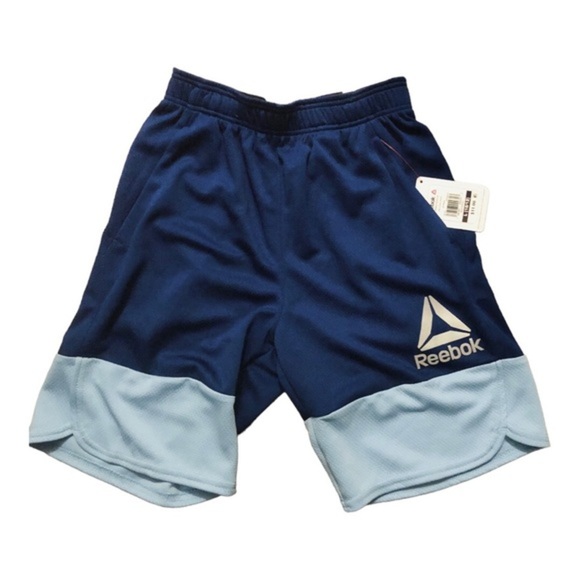 Reebok Boys athletic blue colorblock active breathable mesh shorts size XXL (18) - Picture 3 of 10